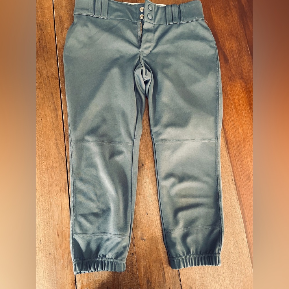 Women’s small Champro softball pants. Charcoal gray